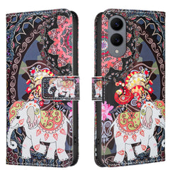 For Samsung Galaxy S25 Edge Case Wallet Stand Pattern Printing Phone Leather Cover