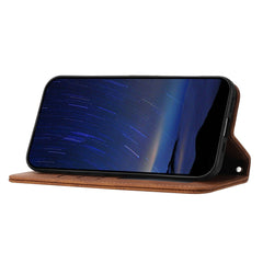 Étui portefeuille en cuir imprimé pour Huawei Nova 14 Pro 5G, toucher peau, avec dragonne 
