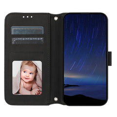 For Huawei nova 14 Ultra 5G Case Wallet Skin-Touch Leather Imprinted Phone Cover with Wrist Strap