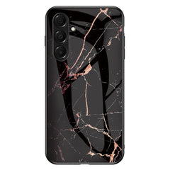 For Samsung Galaxy A17 5G / A26 5G Case Marble Pattern Tempered Glass + PC + TPU Protective Phone Cover
