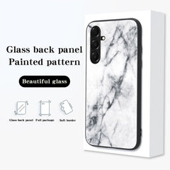 For Samsung Galaxy A17 5G / A26 5G Case Marble Pattern Tempered Glass + PC + TPU Protective Phone Cover