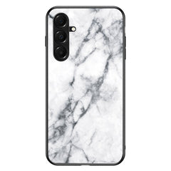 For Samsung Galaxy A17 5G / A26 5G Case Marble Pattern Tempered Glass + PC + TPU Protective Phone Cover