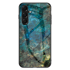 For Samsung Galaxy A17 5G / A26 5G Case Marble Pattern Tempered Glass + PC + TPU Protective Phone Cover