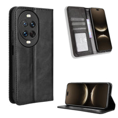 Étui portefeuille en cuir pour Huawei Nova 14 Pro 5G, texture rétro 
