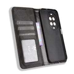 Étui portefeuille en cuir pour Huawei Nova 14 Pro 5G, texture rétro 
