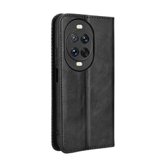 Étui portefeuille en cuir pour Huawei Nova 14 Pro 5G, texture rétro 