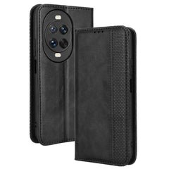Étui portefeuille en cuir pour Huawei Nova 14 Pro 5G, texture rétro 