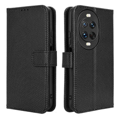 For Huawei nova 14 Pro 5G Leather Wallet Case with Strap Diamond Texture Phone Cover