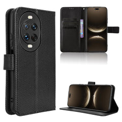 For Huawei nova 14 Pro 5G Leather Wallet Case with Strap Diamond Texture Phone Cover