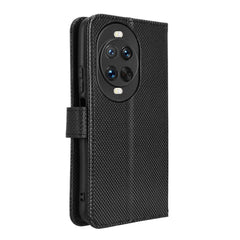 For Huawei nova 14 Pro 5G Leather Wallet Case with Strap Diamond Texture Phone Cover