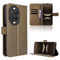 For Huawei nova 14 Pro 5G Leather Wallet Case with Strap Diamond Texture Phone Cover
