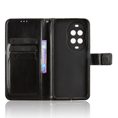 For Huawei nova 14 Ultra 5G PU Leather Case with Strap Crazy Horse Texture Phone Wallet Cover