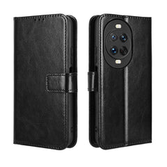 For Huawei nova 14 Ultra 5G PU Leather Case with Strap Crazy Horse Texture Phone Wallet Cover