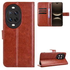 For Huawei nova 14 Ultra 5G PU Leather Case with Strap Crazy Horse Texture Phone Wallet Cover