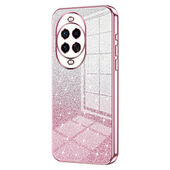 Coque de téléphone Huawei Nova 14 Pro 5G en TPU à paillettes et dégradé de galvanoplastie 