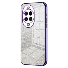 Coque de téléphone Huawei Nova 14 Pro 5G en TPU à paillettes et dégradé de galvanoplastie 