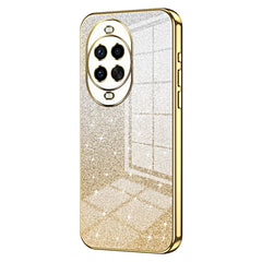 Coque de téléphone Huawei Nova 14 Pro 5G en TPU à paillettes et dégradé de galvanoplastie 
