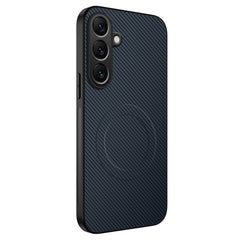 For Samsung Galaxy A17 5G / A26 5G Case Compatible with MagSafe WANLONFENG TQ Series Carbon Fiber Texture PC TPU Phone Cover