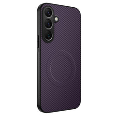 For Samsung Galaxy A17 5G / A26 5G Case Compatible with MagSafe WANLONFENG TQ Series Carbon Fiber Texture PC TPU Phone Cover