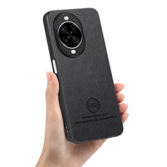 Für Huawei nova 14 Pro 5G Leder-Telefonrückseite mit Stofftextur 