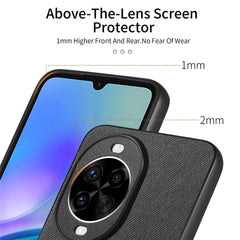 Für Huawei nova 14 Pro 5G Leder-Telefonrückseite mit Stofftextur 