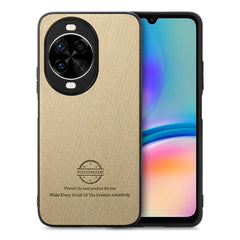 Für Huawei nova 14 Pro 5G Leder-Telefonrückseite mit Stofftextur 