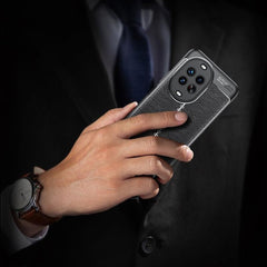 For Huawei nova 14 Pro 5G Case Litchi Texture TPU Flexible Phone Cover, Black