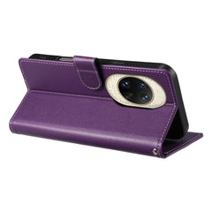 For Huawei nova 14 Ultra 5G Case Magnetic Snap Litchi Texture Leather Wallet Phone Cover with Wrist Strap