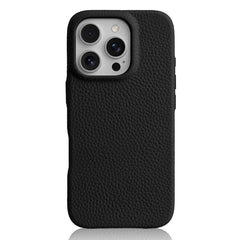 Étui magnétique MELKCO pour iPhone 16 Pro Max en cuir de vache véritable et PC 