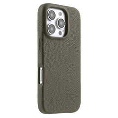 Étui magnétique MELKCO pour iPhone 16 Pro Max en cuir de vache véritable et PC 