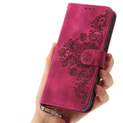 For Huawei nova 14 Pro 5G Case Flower Pattern PU Leather Wallet Phone Cover with Strap