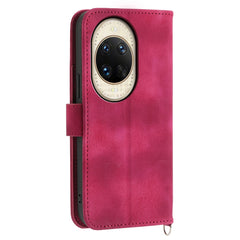For Huawei nova 14 Ultra 5G Case Flower Pattern PU Leather Wallet Phone Cover with Strap