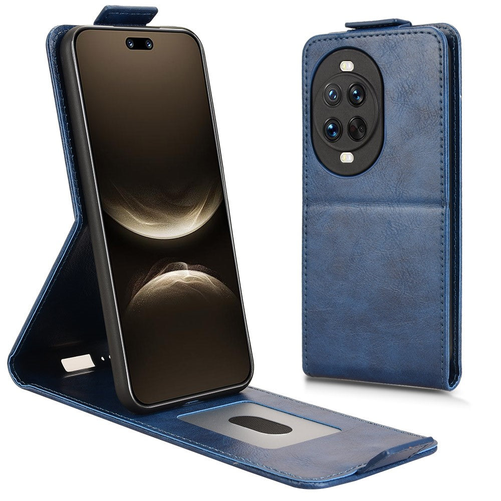 Für Huawei nova 14 Pro 5G Stand Case Magnetverschluss Vertikal Flip Leder Telefonabdeckung mit Kartenhalter 