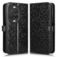 For Huawei nova 14 5G Wallet Case Dot Pattern Imprint PU Leather Phone Cover with Wrist Strap