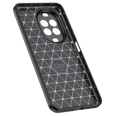 Coque souple en TPU pour Huawei Nova 14 5G, texture Litchi, noire 
