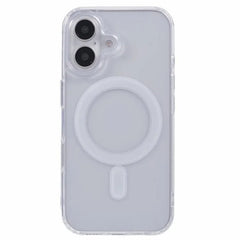 For iPhone 16 Clear Case Compatible with MagSafe WANLONFENG LM2 Series Phone Cover (Big Lens Hole)