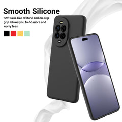Coque arrière en silicone liquide avec dragonne pour Huawei Nova 14 5G 