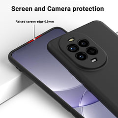 Coque arrière en silicone liquide avec dragonne pour Huawei Nova 14 5G 