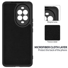 Coque arrière en silicone liquide avec dragonne pour Huawei Nova 14 5G 