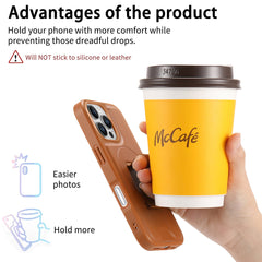 For iPhone 16 Pro Max Magnetic Case CASENEO Wristband PU Leather + PC Shockproof Phone Cover