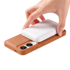 For Samsung Galaxy S25 Edge Magnetic Case CASENEO Wristband PU Leather + PC Shockproof Phone Cover