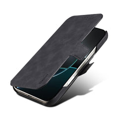 DENIOR B07 For iPhone 16 Case Leather + PC Magnetic Detachable Wallet Phone Cover