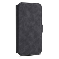 DENIOR B07 For iPhone 16 Case Leather + PC Magnetic Detachable Wallet Phone Cover