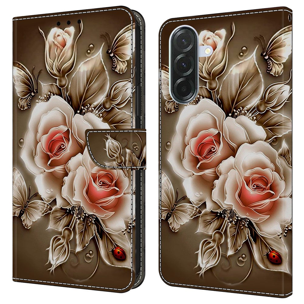 For Samsung Galaxy A36 5G Case Wallet Stand Pattern Printing PU Leather Flip Phone Cover - TechGearPal