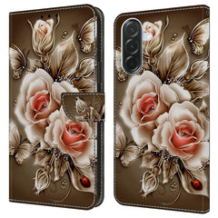 Für Samsung Galaxy A36 5G Hülle Brieftasche Stand Muster Druck PU Leder Flip Phone Cover 