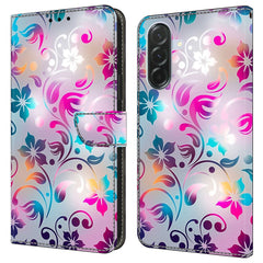 Für Samsung Galaxy A36 5G Hülle Brieftasche Stand Muster Druck PU Leder Flip Phone Cover 
