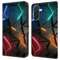 Für Samsung Galaxy A36 5G Hülle Brieftasche Stand Muster Druck PU Leder Flip Phone Cover 