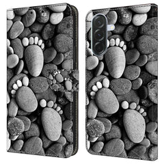 Für Samsung Galaxy A36 5G Hülle Brieftasche Stand Muster Druck PU Leder Flip Phone Cover 