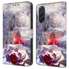Für Samsung Galaxy A36 5G Hülle Brieftasche Stand Muster Druck PU Leder Flip Phone Cover 