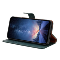For Samsung Galaxy S25 Case Wallet Stand Litchi Texture Genuine Cow Leather Flip Phone Cover